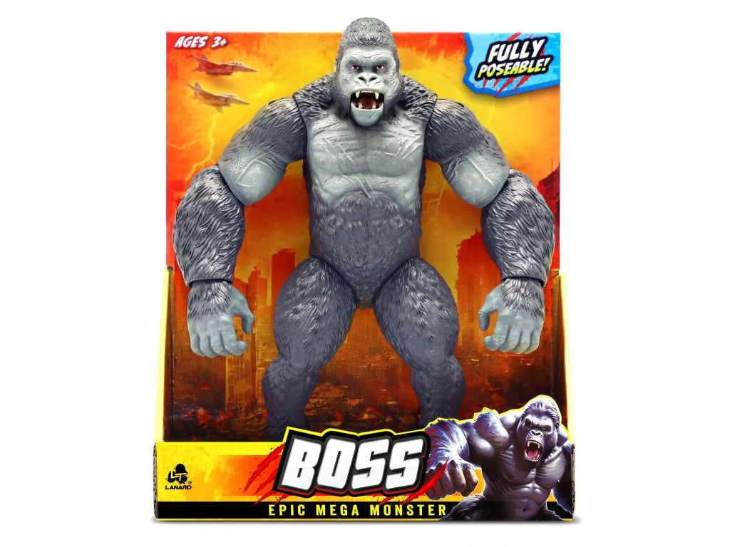 Primal Clash Epic Mega Monster 8" Big Boss Gorilla Action Figure