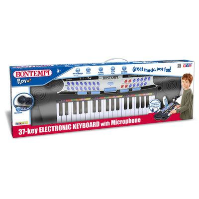 Bontempi 37 Key Electronic Keyboard With Microphone