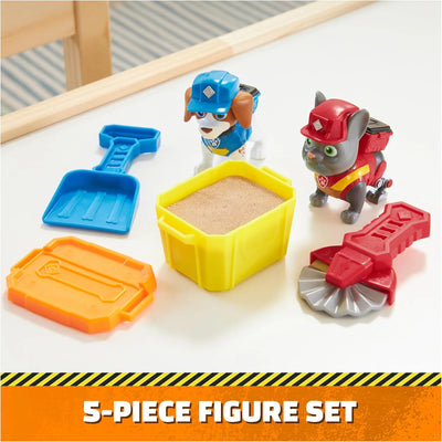 Paw Patrol Rubble And Crew Charger And Wheeler Build It Pack