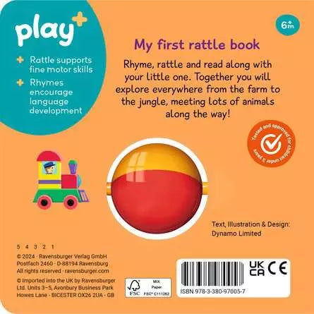 Play My First Rattle Book Toys
