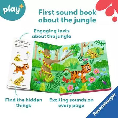 Play Shh Who's There Jungle Animals Infant Book 12m+