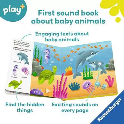 Play Shhh Who's There Baby Animals Infant Book 12m+