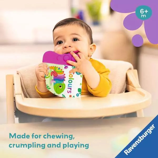 Play My First Teething Book Infant Toy Colours