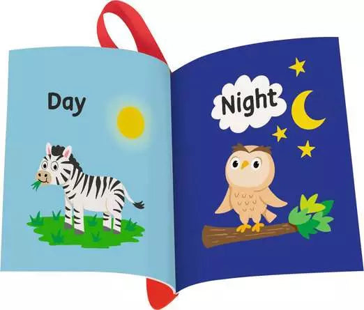 Play My First Teething Book Infant Toy Opposites