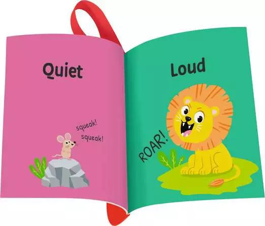 Play My First Teething Book Infant Toy Opposites