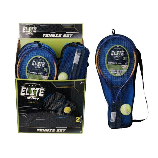 Elite Sport 2 Player Tennis Set 2 x Racket 1 x Ball