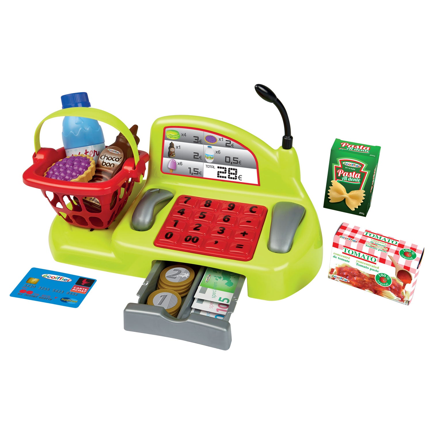 100% Chef 26pc Cash Register Role Play Playset