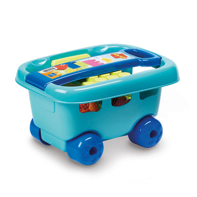 Abrick Building Block Trolley And Blocks 30 Piece