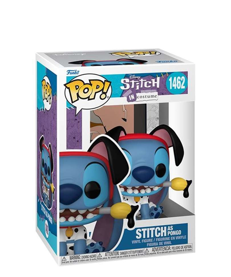 Funko Pop! Disney Stitch As Pongo Vinyl Figure 1462