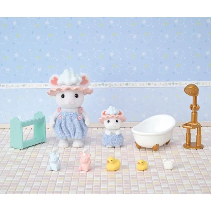 Sylvanian Families Bath Time Bubble Siblings