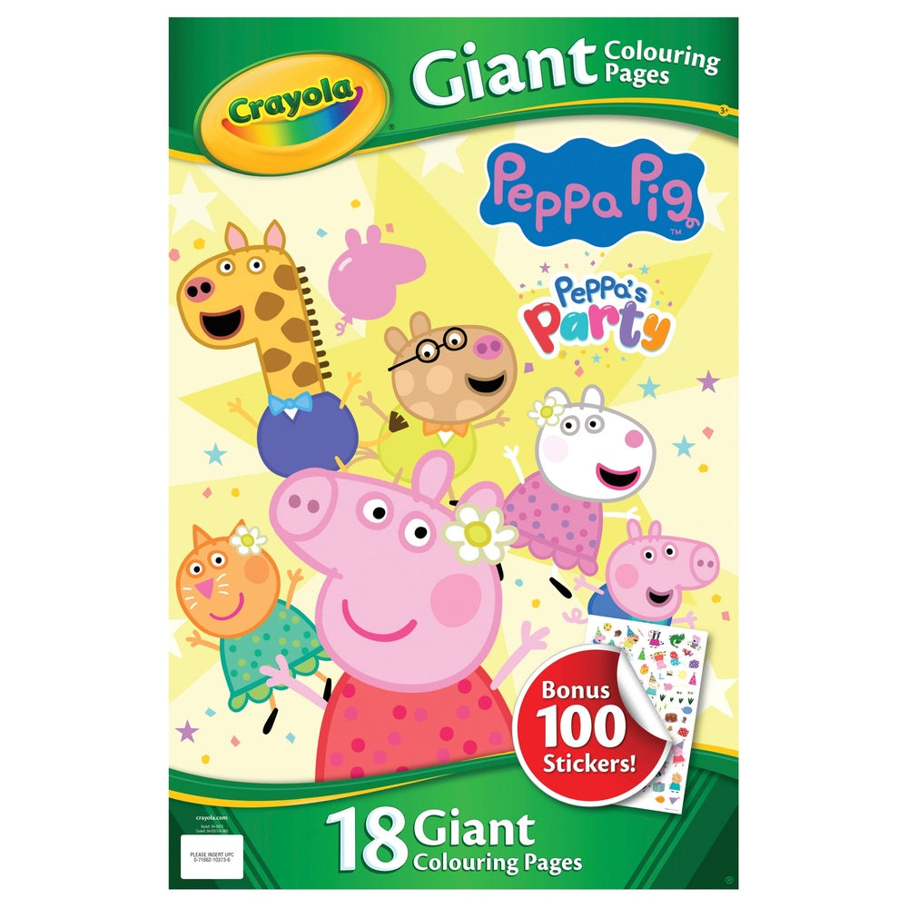 Crayola Peppa Pig Giant Colouring Book / Pages
