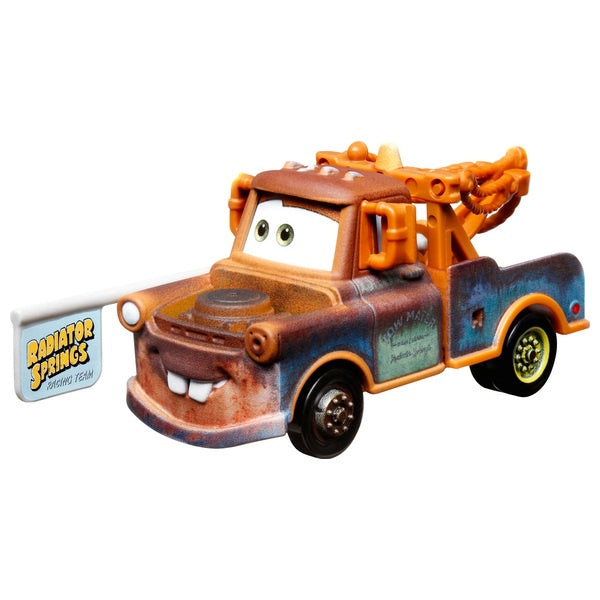 Disney Cars Die Cast Vehicle Mater With Sign
