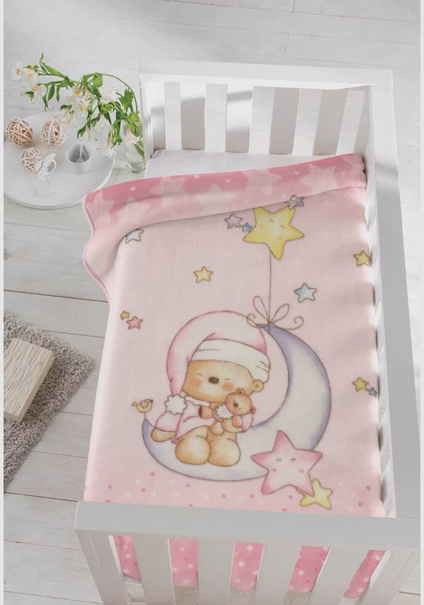 Pielsa Baby Blanket 80cm x 110cm Pink A