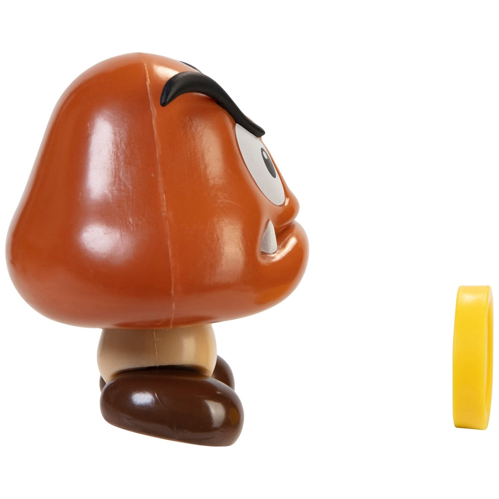 Super Mario 4" Figure Goomba With Coin