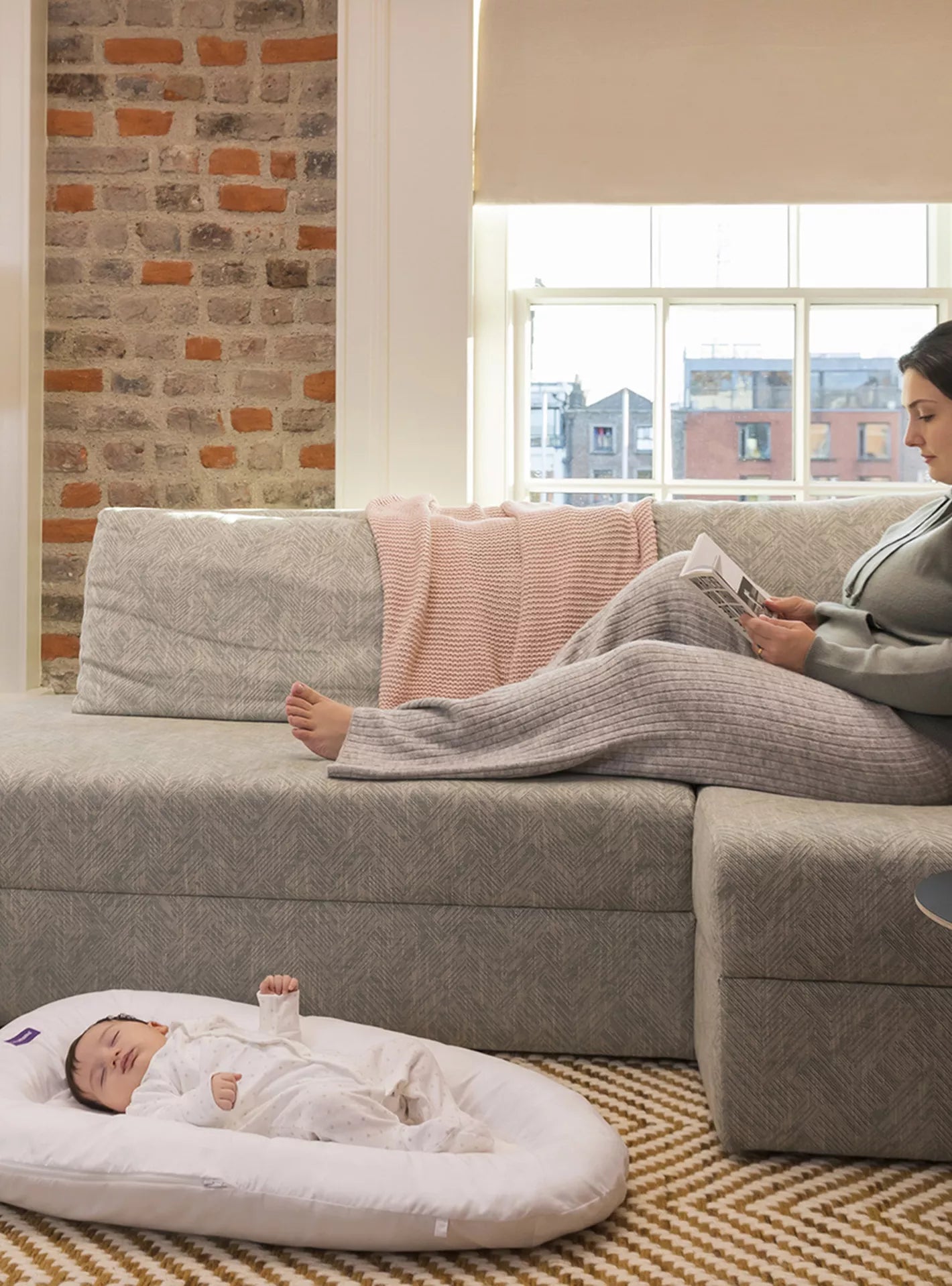 Clevamama Clevafoam Baby Pod 0-6 Months White