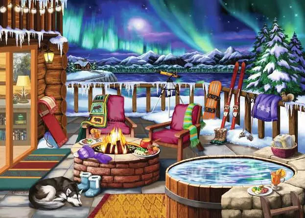 Ravensburger Northern Lights 500pc Large Piece Jigsaw Puzzle