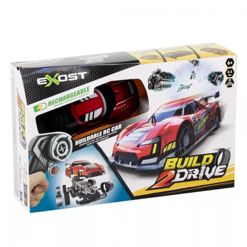 Exost Build 2 Drive Rechargeable Buildable Remote Control Car