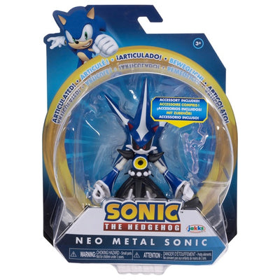 Sonic The Hedgehog 4" Figure With Accessory Neo Metal Sonic