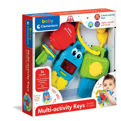 Clementoni Multi Activity Keys With Lights And Sound