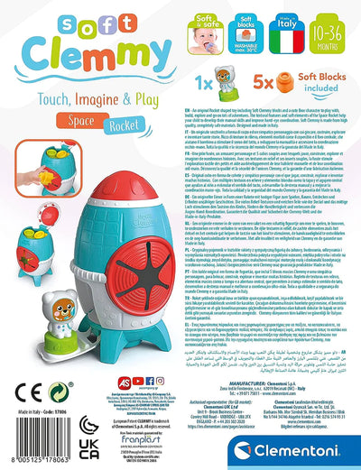 Clementoni Soft Clemmy Sensory  Space Rocket