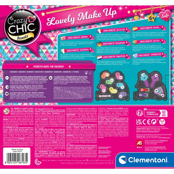Crazy Chic Beauty Lovely Make Up Rainbow Set