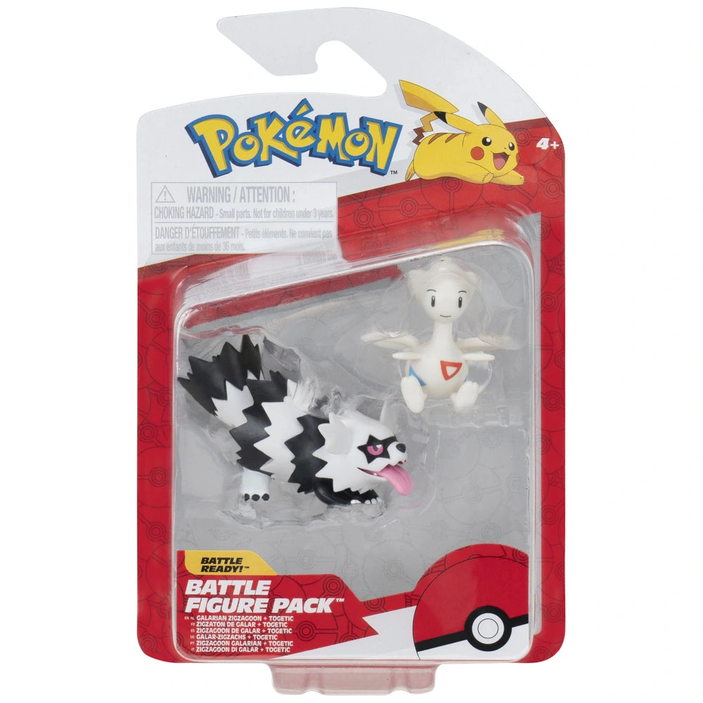 Pokemon Battle Figure Pack Galarian Zigzagoon / Togetic