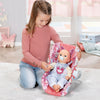 Baby Annabell Active Comfort Seat Doll Travel Carrier For 43cm Doll Flower Design