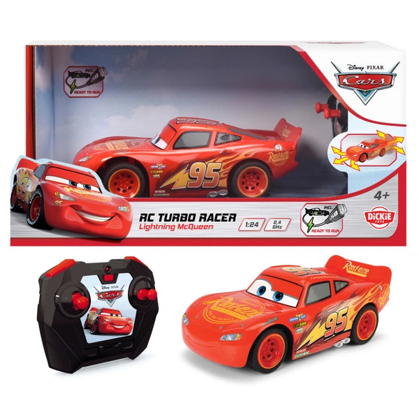 Disney Cars Lightning McQueen Remote Control Turbo Racer