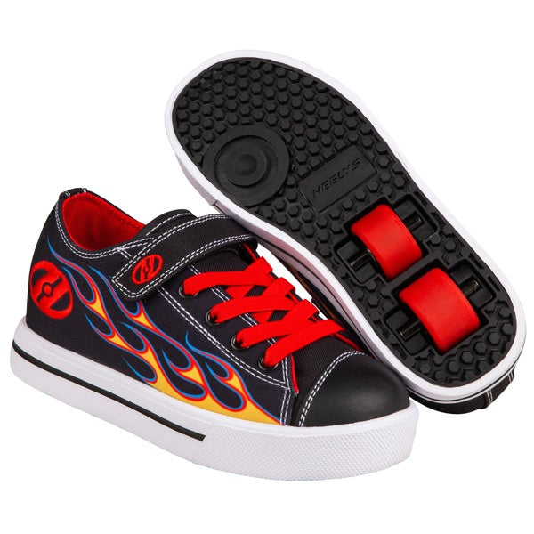 Heelys Snazzy X2 Red Flame Size UK 12