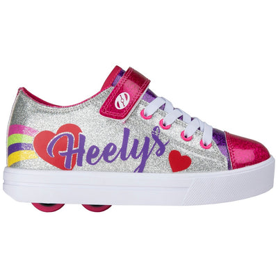 Heelys Snazzy X2 Rainbow Heart Size UK 13