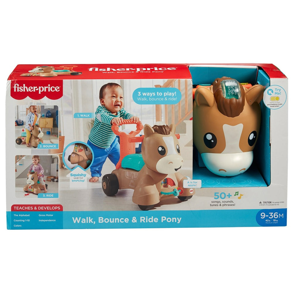 Fisher Price Walk  Bounce And Ride Pony