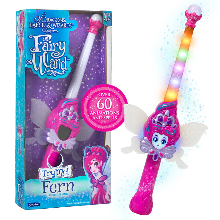 Of Dragons Fairies And Wizards Interactive Fairy Wand Fern