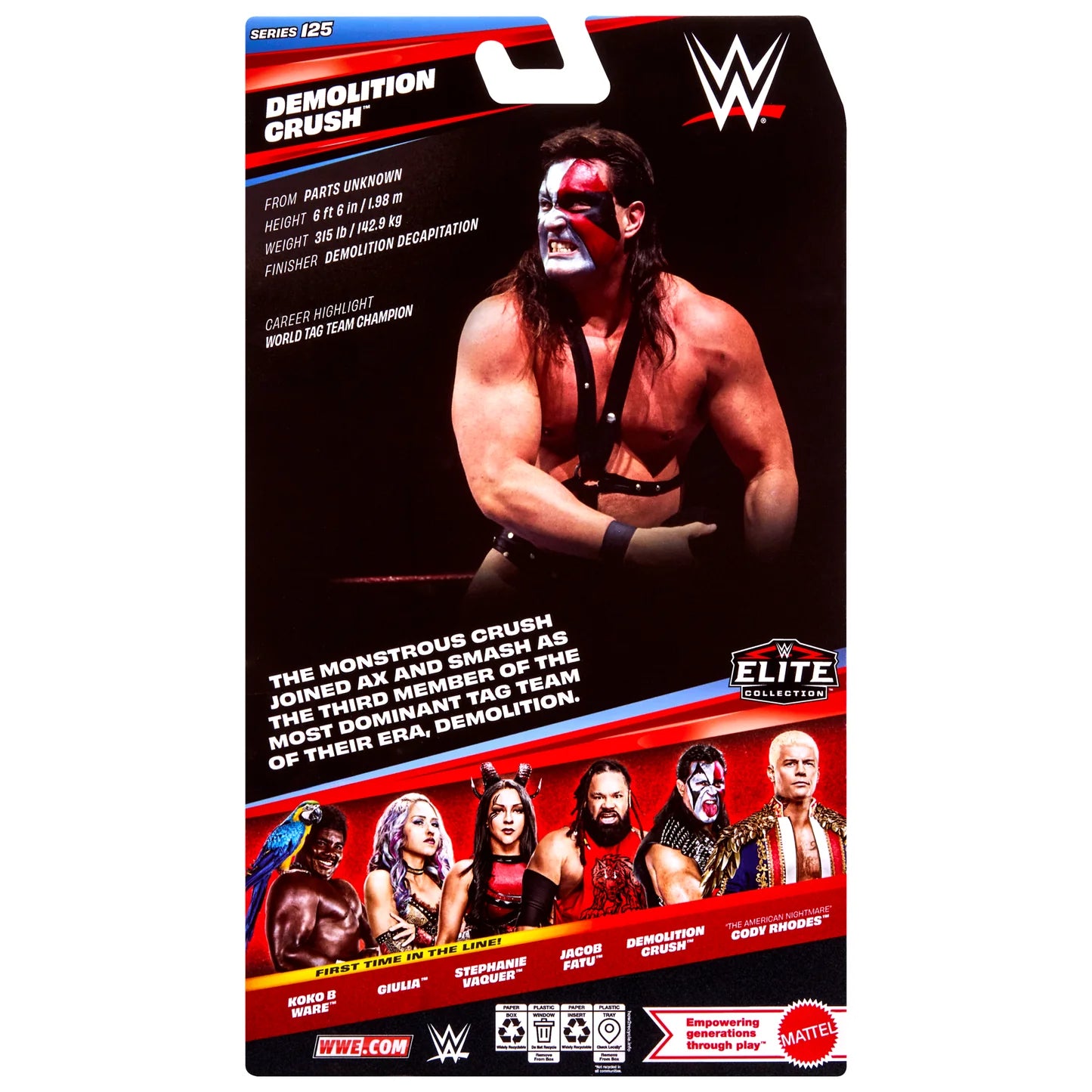 WWE Elite Wrestling Figure Demolition Crush