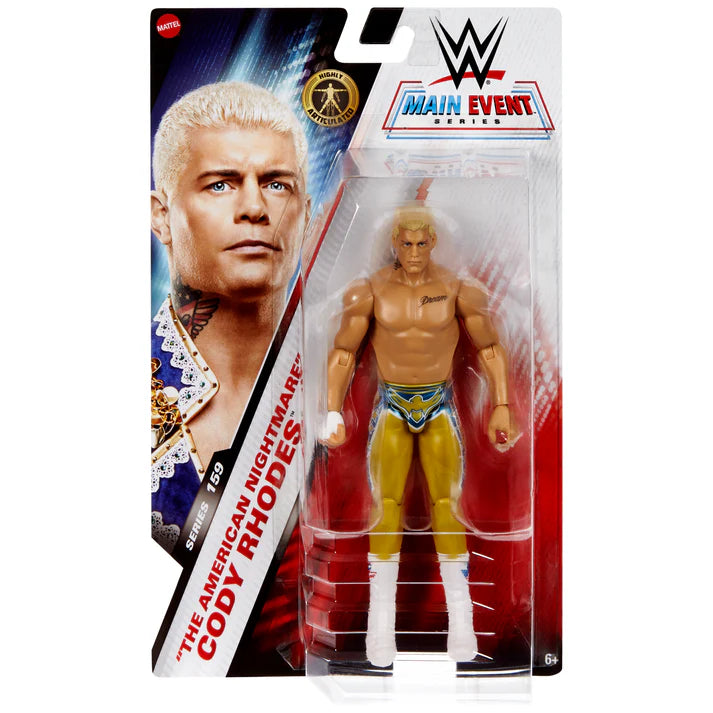 WWE Wrestling Figure " The American Nightmare" Cody Rhodes