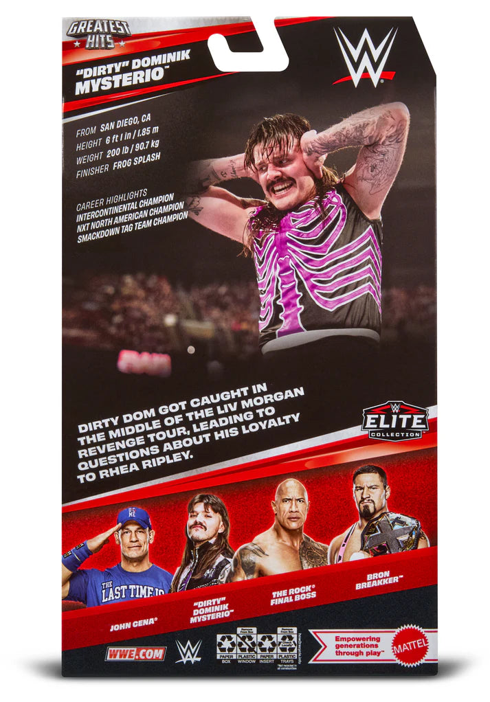 WWE Elite Wrestling Figure Dirty Dominik Mystero