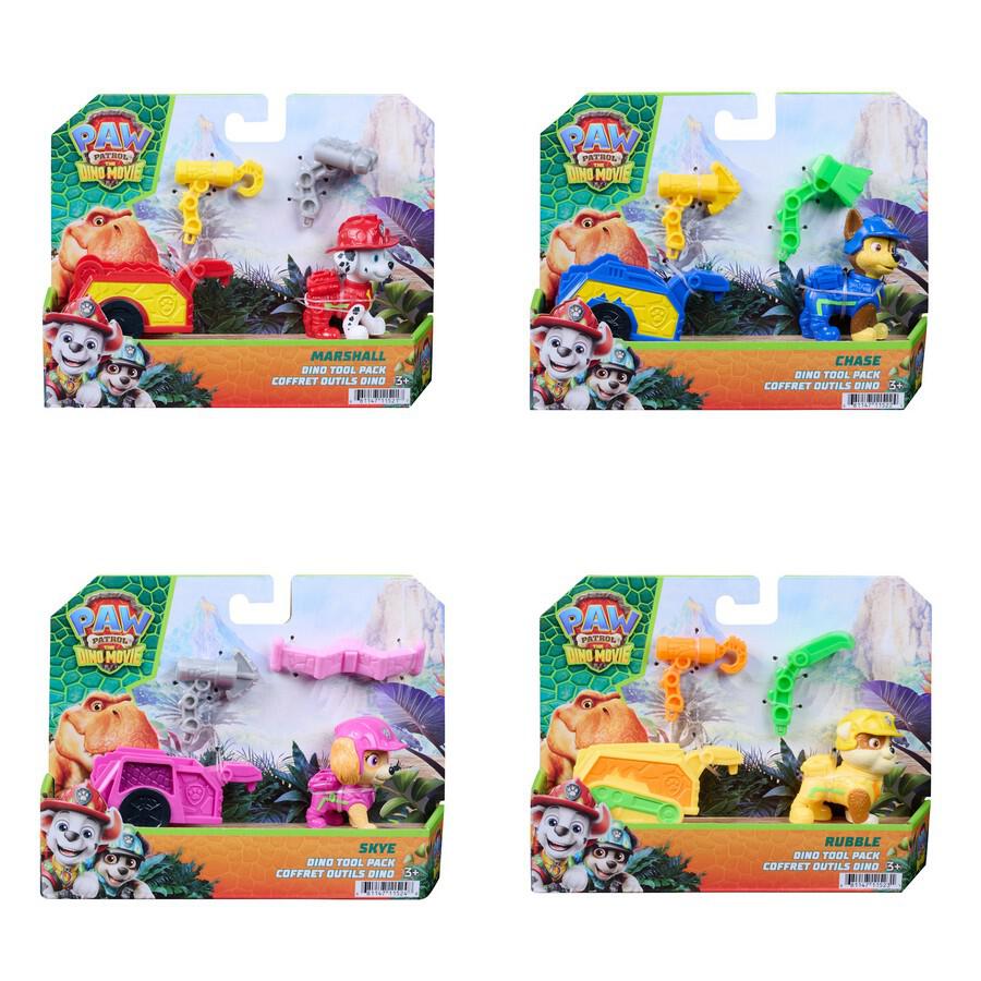Paw Patrol Dino Tool Pack Figure Set Assorted
