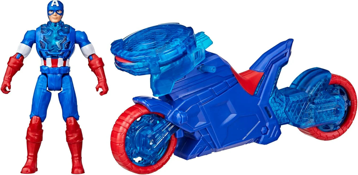 Marvel Avengers Captain America Shield Shot Cycle And Figure