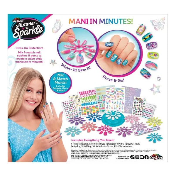 Shimmer And Sparkle Trendy Nail Expressions