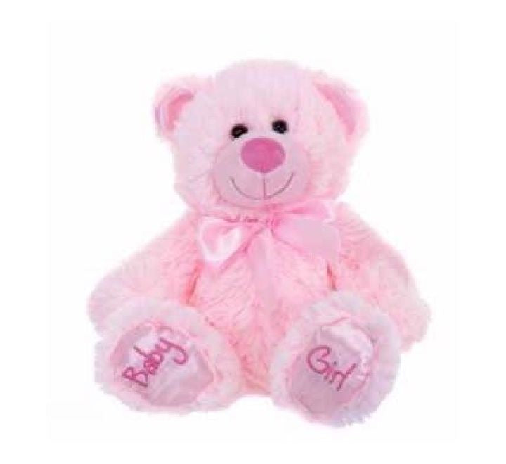 Baby Girl Bear 14" Bear Soft Toy