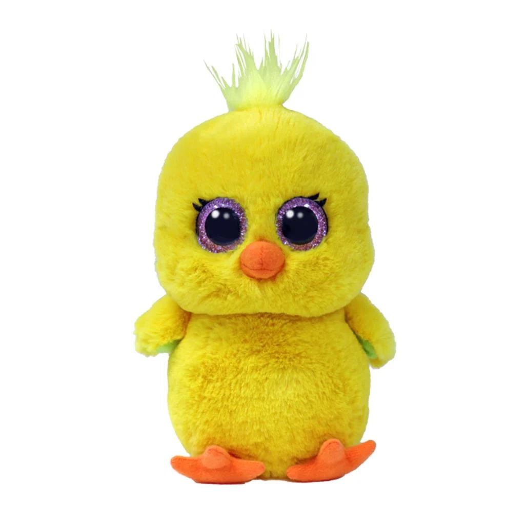 TY Chirps Yellow Chick Beanie Boo Soft Toy