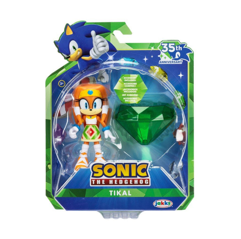 Sonic The Hedgehog 4" Figure Tikal With Accessory