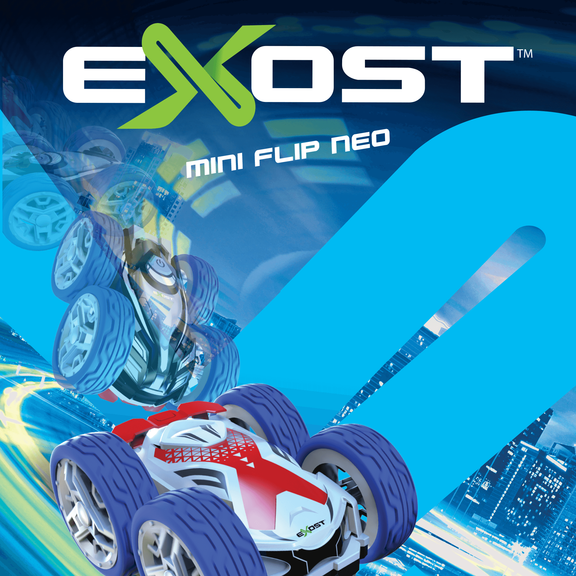 Exost Mini Flip Neo Remote Control Car