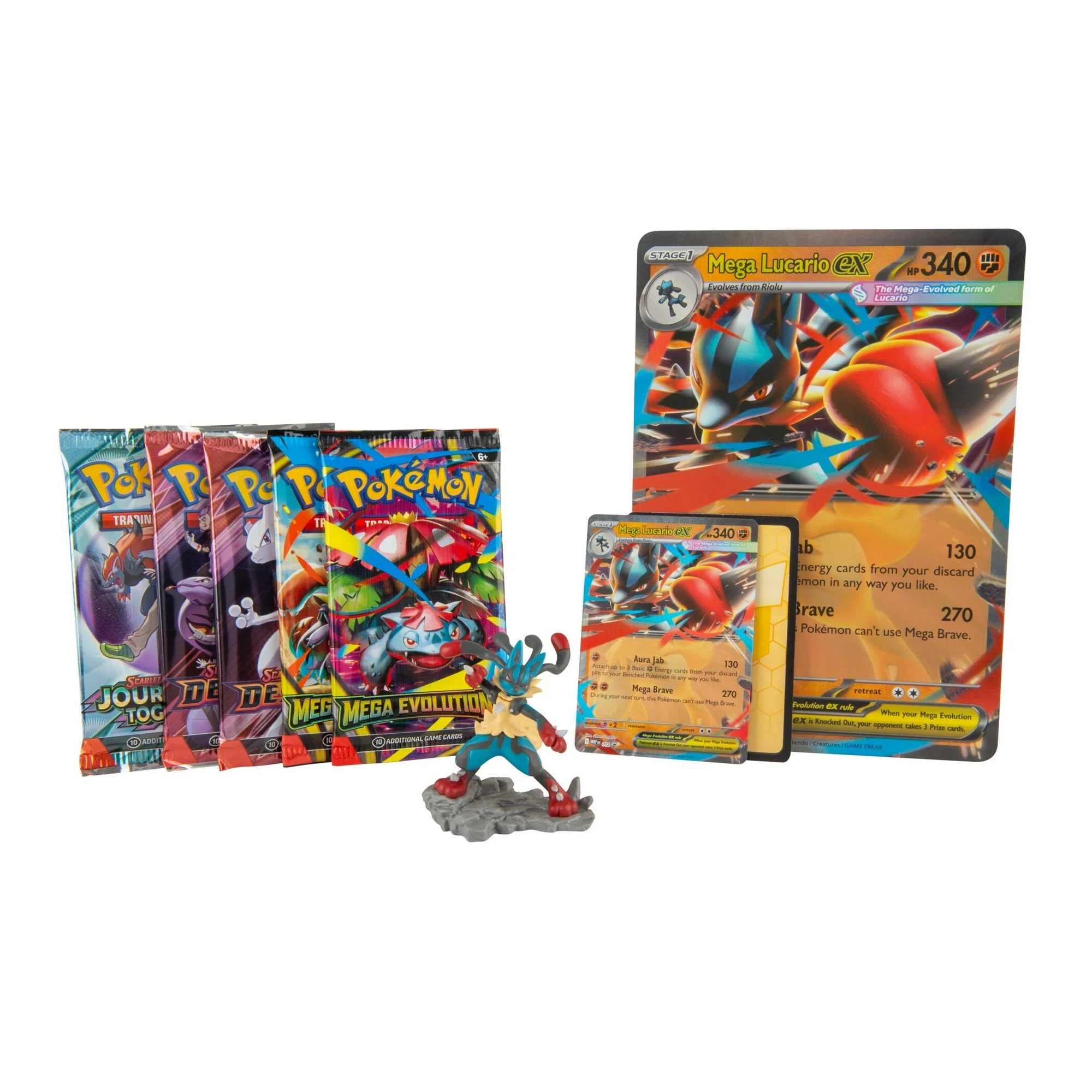 Pokemon Trading Card Game Mega Lucario EX Figure Collection