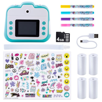 Photo Creator Instant Camera With 4GB SD Card