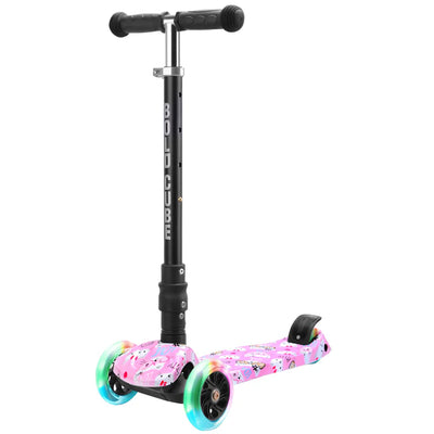 BoldCube Big Fold 3 Wheel Foldable Scooter Kitty Love 5-10 Years