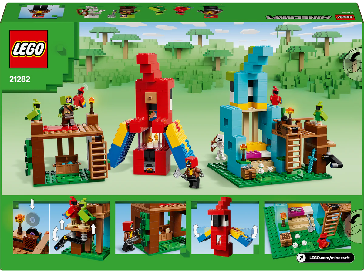 Lego Minecraft 21282 The Parrot Houses