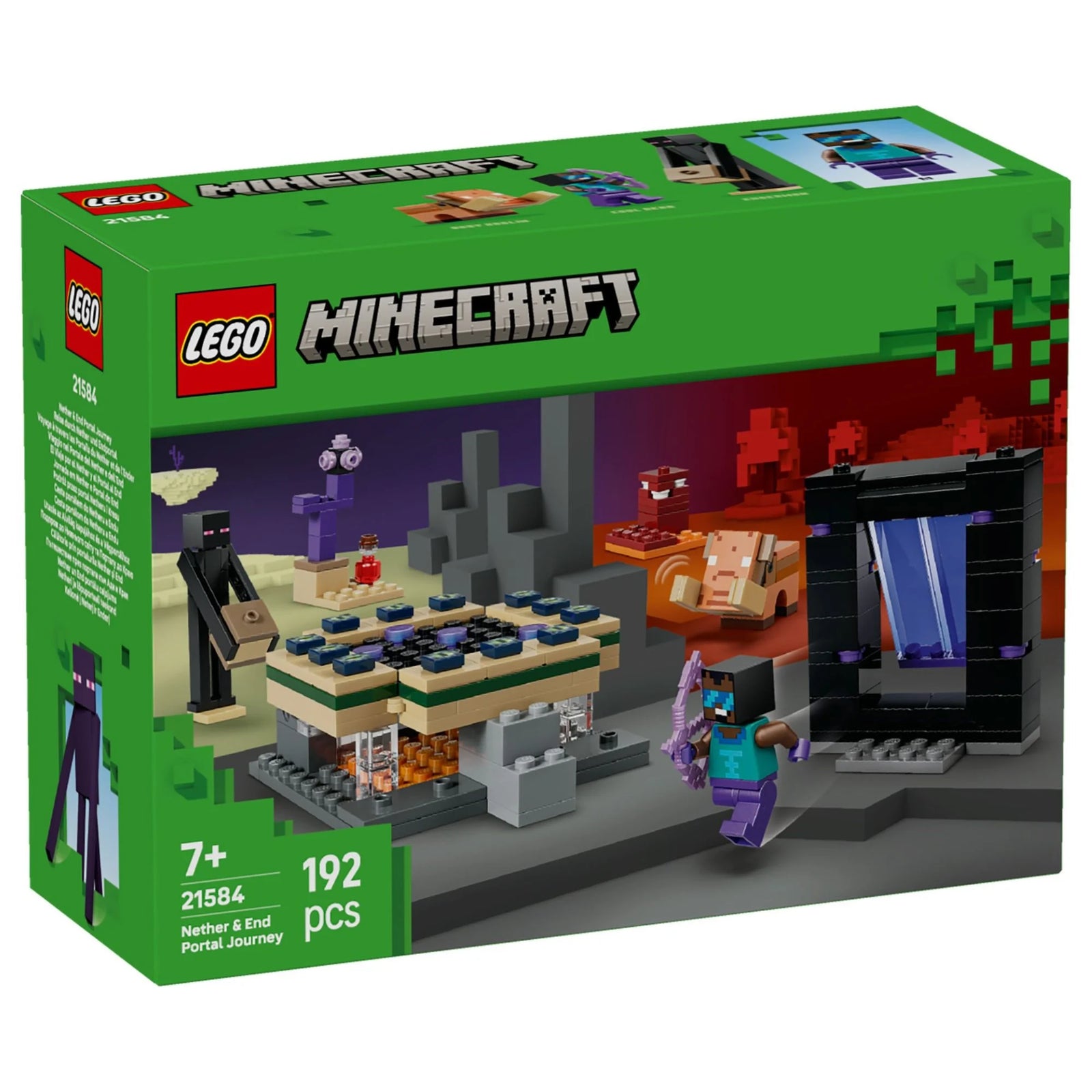 Lego Minecraft 21584 Nether And End Portal Journey