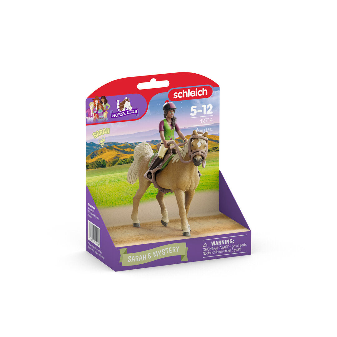 Schleich Horse Club 42714 Sarah And Mystery Horse Set