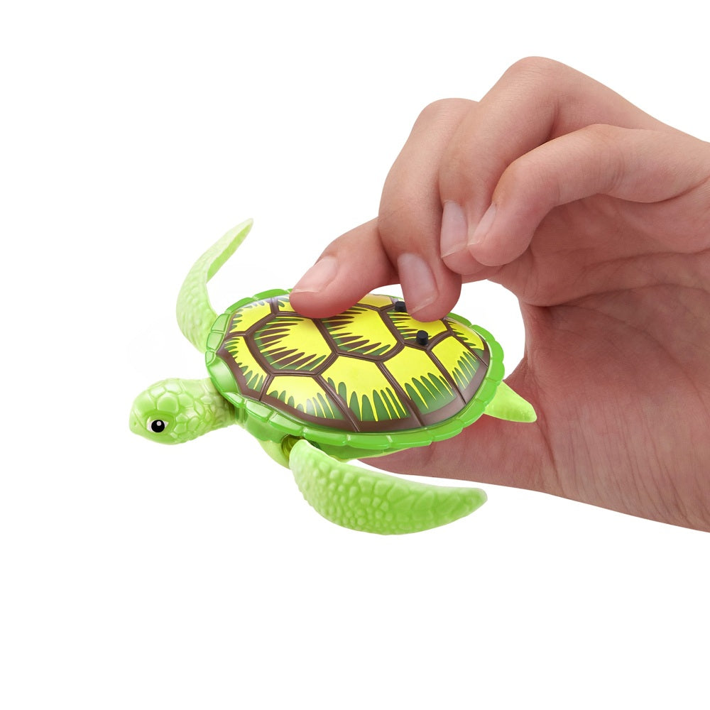 Robo Alive Robo Turtle Robotic Swimming Turtle Assorted Colours