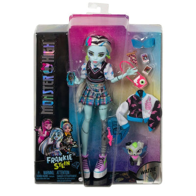 Monster High Frankie Stein Doll With Pet And Accessories